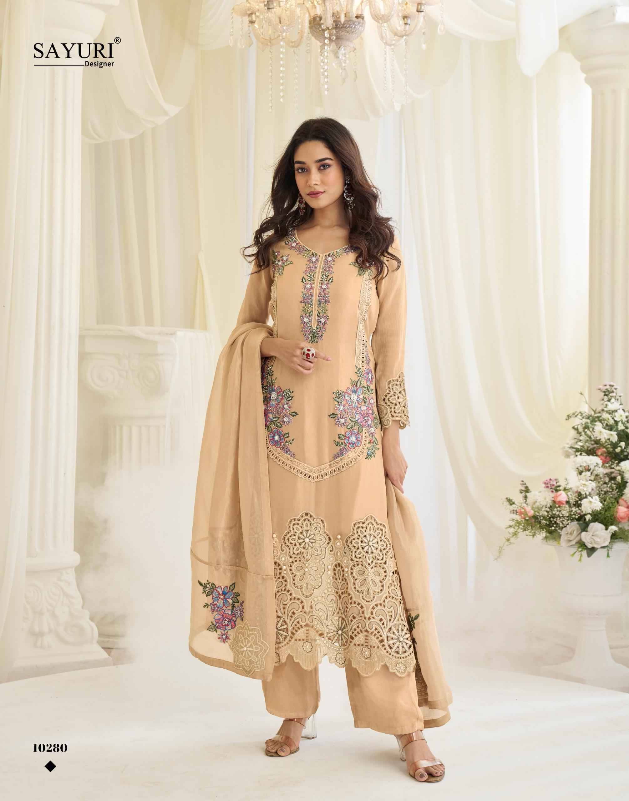 RUHANIYAT By Sayuri 10279 to 10281 Series Designer Festive Suits Collection Beautiful Stylish Fancy Colorful Party Wear & Occasional Wear Premium Simar Silk Dresses At Wholesale Price